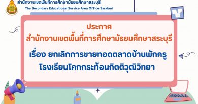เรื่อง ยกเลิกการขายทอดตลาดบ้านพักครู โรงเรียนโคกกระท้อนกิตติวุฒิวิทยา