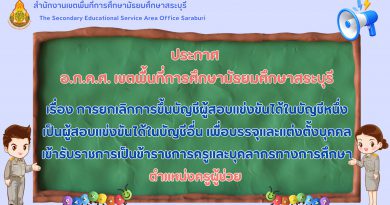การยกเลิกการขึ้นบัญชีผู้สอบแข่งขันได้ในบัญชีหนึ่งเป็นผู้สอบแข่งขันได้ในบัญชีอื่น เพื่อบรรจุและแต่งตั้งบุคคลเข้ารับราชการเป็นข้าราชการครูและบุคลากรทางการศึกษา ตำแหน่งครูผู้ช่วย