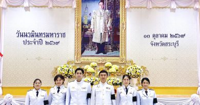 สพม.สบ เข้าร่วมพิธีสวดพระพุทธมนต์และทำบุญตักบาตรถวายเป็นพระราชกุศล และพิธีวางพวงมาลาถวายราชสักการะ เนื่องในวันนวมินทรมหาราช 13 ตุลาคม 2569 สพม.สบ เข้าร่วมพิธีสวดพระพุทธมนต์และทำบุญตักบาตรถวายเป็นพระราชกุศล และพิธีวางพวงมาลาถวายราชสักการะ เนื่องในวันนวมินทรมหาราช 13 ตุลาคม 2569